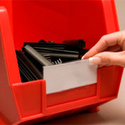 Aigner TR-1253 Tri-Dex Label Holder 1-1/4" x 3" for Stacking Bin Price per Pack of 25