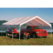 Shelterlogic Super Max™ Canopy 26773, 18'W X 20'L, 2" Frame, 8-Leg, White
