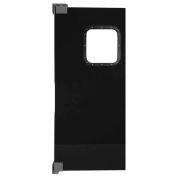 Chase Doors Light to Medium Duty Service Door Single Panel Black 3'6" x 7' 4284NWS-BK