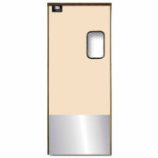 Chase portes Medium Duty Service porte simple panneau Beige 3' x 7' avec plinthe 3684SC