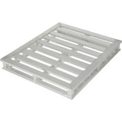 Palette New Age Open Deck, aluminium, entrée à 4 voies, 40"x 48 », capacité statique de 30000 lb