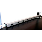 Rail de montage Pro-Line pour établis, 60"W, blanc