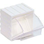 Quantum Tip Out Interlocking Bin QTB406 3-3/4 x 2-7/8 x 4 White - Pkg Qty 6