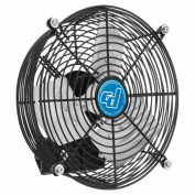 Continental Dynamics® ventilateur d’échappement à entraînement direct de 10 pouces, 1 vitesses, 1500 CFM, 1/30 HP