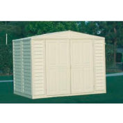 DuraMate vinyle extérieur cabanon 00184, 7'10 "W X 5'3" D X 6'1 « H, comprenant la Fondation