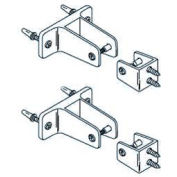 Ensemble de support intermédiaire du panneau au mur et du panneau au pilastre pour cloison en acier