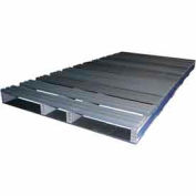Rackable & Stackable Extruded Open Deck Pallet, Plastic, 2-Way, 96" x 48", 6000 Lb Static Cap