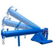Chariot élévateur pivotant réglable Jib Boom Crane, 30 » Centres, capacité de 4000 lb