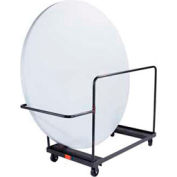Vertical Storage Folding Table Dolly For 72" Round Table