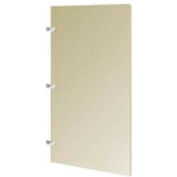 Écran en plastique stratifié urinoir - 24" W x H 42" amande