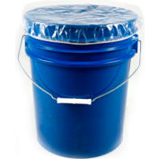 Global Industrial 5 Gallon Pail Elastic Dust Cover 4 mil 100 per Case - Pkg Qty 100