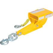 Auto-Tension Swivel Hook Single Fork Forklift Hook Attachment, 4000 Lbs. Capacity,