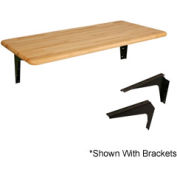 Global Industrial ADA Locker Room Hardwood Bench Top, 48"W x 20"D x 1-1/4"Thick