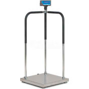 Brecknell MS140-300 Portable Medical Electronic Physician Scale, 660lb x 0.2lb, 20-1/2" x 20-1/2"
