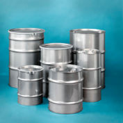 Global Industrial™ Stainless Steel Drum 30 Gallon Closed Head