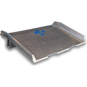 Bluff® Speedy Board® Aluminum Dock Board, Welded Aluminum Curb 10ATD6036 60x36 10,000 Lb.