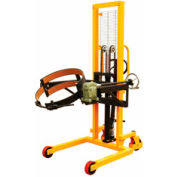 Portable Drum Lifter & Positioner With 53" Lift/Rotate Clamp Cradle, 550 Lb. Capacity