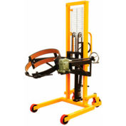 Lifteur de tambour portatif et positionneur avec berceau de serrage de 53 pouces, capacité de 550 lb