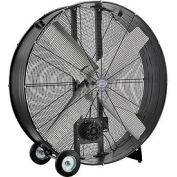 Ventilateur de souffleur à tambour portable Global Industrial™ 48 », 19500 CFM, 1-1/2 HP, 1 phases