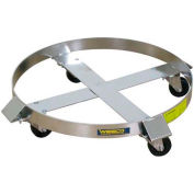 Wesco® Stainless Steel Drum Dolly 240196 55 Gal. Stainless Rigs Hard Rubber