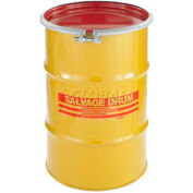 Global Industrial™ Carbon Steel Salvage Transport Overpack Drum 55 Gallon Tête ouverte