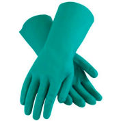 PIP Flock Lined Unsupported Nitrile Gloves, 15 Mil, Green, XL, 1 Pair - Pkg Qty 12