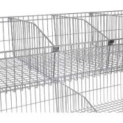 Nexel® Wire Shelf Basket Divider, 18" x 10"H