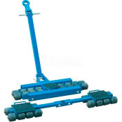 Kit de rouleau de patin mobile de machine orientable, capacité de 24 tonnes