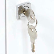 Replacement Lock Set With Keys for Global Industrial Medicine Cabinet Model 269940