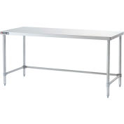 Aero Manufacturing Workbench, 14 Ga. 304 Series Stainless, 72"Wx30"D
