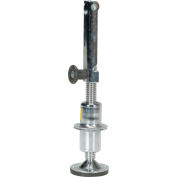 Chrome Steel Leveling Jack LJ-9 4-1/2" à 13-1/2" 5000 Lb Cap.