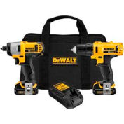 DeWALT DCK211S2 12V Max Li-Ion perceuse/Impact Combo Kit