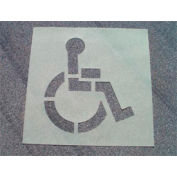 Pochoir stationnement handicapé, Heavy Duty, PMS50