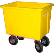 Wesco® coffret plastique camion 16 boisseau jaune 272553 8" roulettes