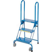3 Step 7" Deep Top Step Lock-N-Stock Folding Aluminum Ladder - ALS3247