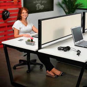 Interion® Fabric Divider Partition for Double Collaboration Desk