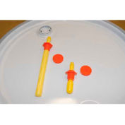 Wesco® Vertical Polyéthylène Plastic Pop-Up Drum Gauge 272217 - 11"L