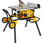 DeWALT® DWE7491RS 10" Jobsite Table Saw - Stand roulant