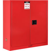 Global Industrial™ Peinture et Cabinet de stockage d’encre - 24 Gallon - Manuel Fermer 43"W x 12"D x 44"H