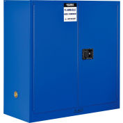 Global Industrial™ Acid Corrosive Cabinet - 30 Gallon - Manual Close 43"W x 18"D x 44"H