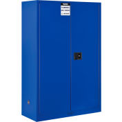 Global Industrial™ Acid Corrosive Cabinet - 45 Gallon - Manuel Close 43"W x 18"D x 65"H