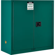 Global Industrial™ Pesticide Storage Cabinet - 30 Gallon - Manual Close 43"W x 18"D x 44"H