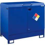 Global Industrial™ Outdoor Drum Cabinet 110 Gal. Capacity, Manual Close, Unassembled