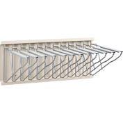 Interion™ Pivot Wall Mount Blueprint Storage Rack With 12 Hangers
