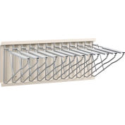 Interion™ pivot mural mount blueprint storage rack avec 12 cintres