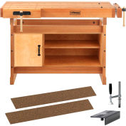 Sjobergs Scandi Plus 1425 Workbench, SM03 Cabinet Combo Kit, 66"W x 30"D
