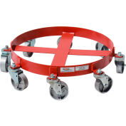 55 Gallon 8-Wheel Drum Dolly Steel Casters - 836S