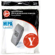 Hoover® Sac HEPA de type Y pour aspirateurs U5140900, U6485900, CH53005, C1703-900, 2 / Pack, qté par paquet : 12