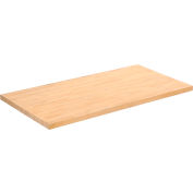 Global Industrial™ Workbench Top, Birch Butcher Block Square Edge, 48"W x 36"D x 1-3/4" Thick