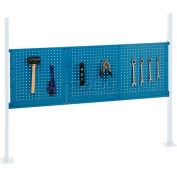 Global Industrial™ 18 » & 36 » Pegboard Panel Kit, 60"W, Bleu